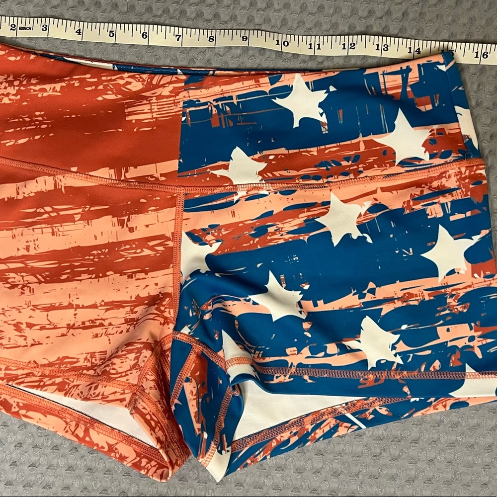 Feed Me Fight Me Flag shorts